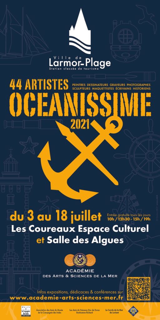 OCEANISSIME 2021 - LARMOR-PLAGE du 3 au 18 juillet 2021 - Affiche